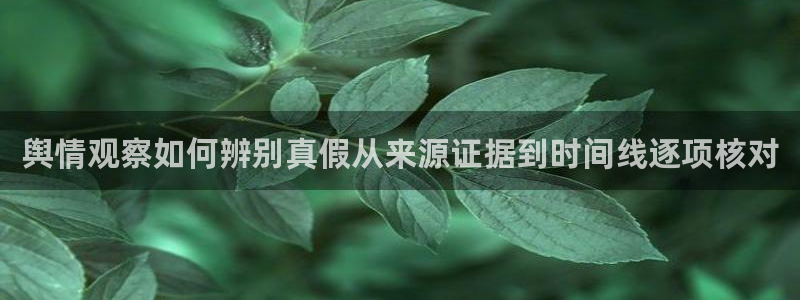 91吃瓜入口地址:舆情观察如何辨别真假从来源证据到时间线逐项核对