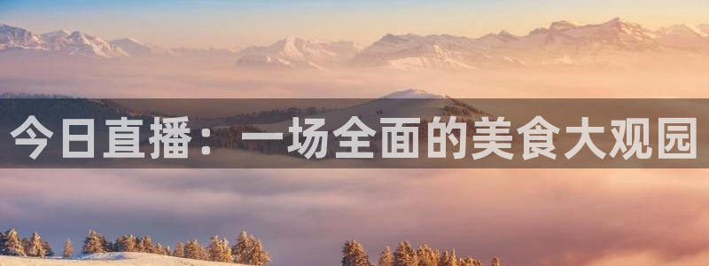 91吃瓜每日资讯:今日直播:一场全面的美食大观园
