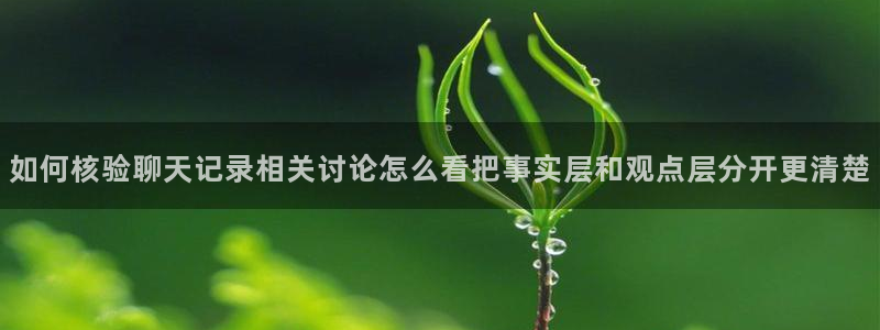 91吃瓜每日热门：如何核验聊天记录相关讨论怎么看把事实层和观点层分开更清楚